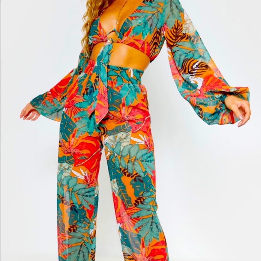 PLT orange vacation 2 piece